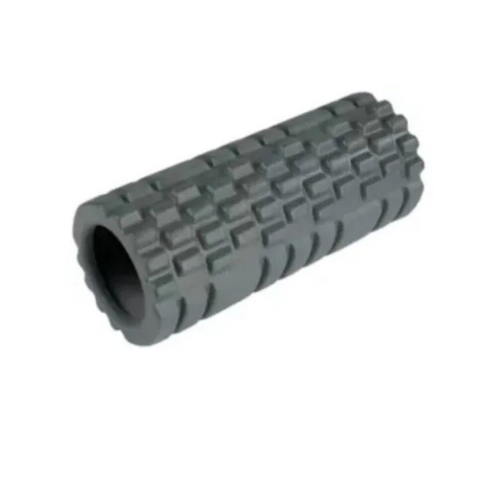 Lomi Fitness Yoga Pilates Foam Roller For Deep Muscle Relief Grey Size Os New